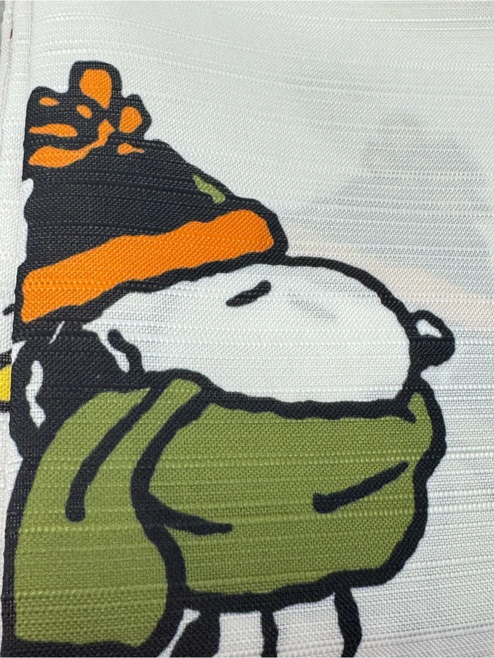 Peanuts Snoopy Fall Fabric Shower Curtain